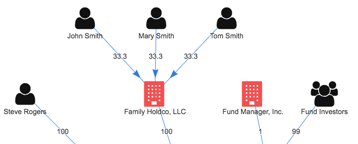 Ownership Structure Chart Template